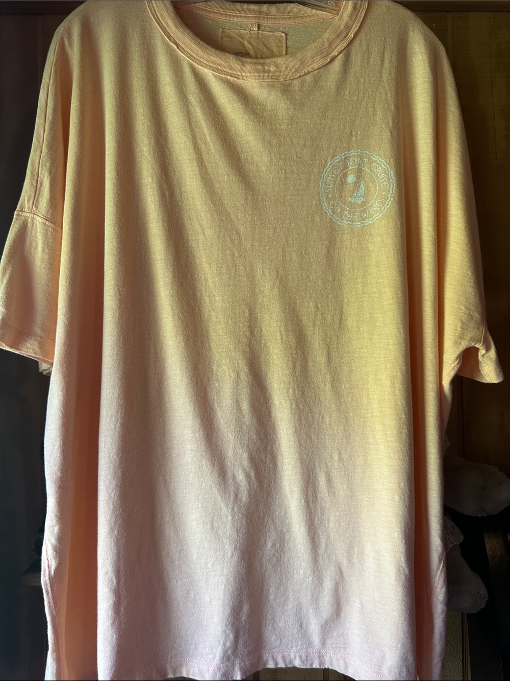 aerie Peach Ombre Short-Sleeve Tee
